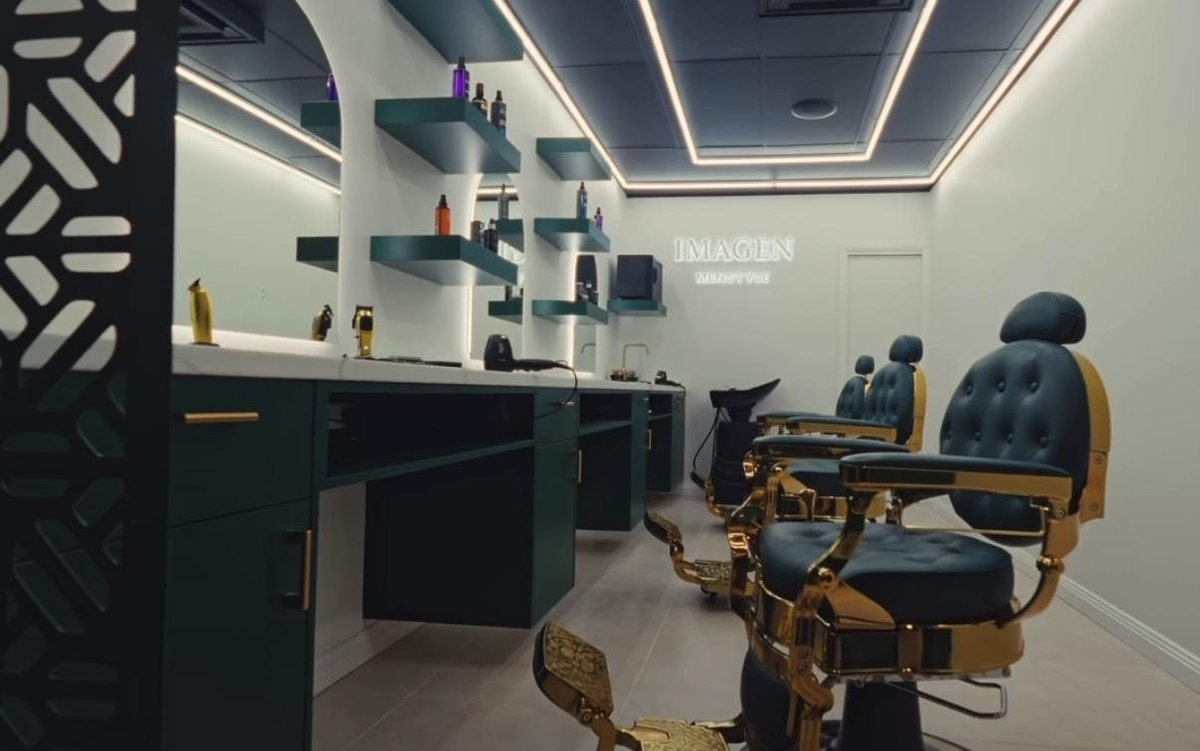 IMAGEN Menstyle barber shop fit-out